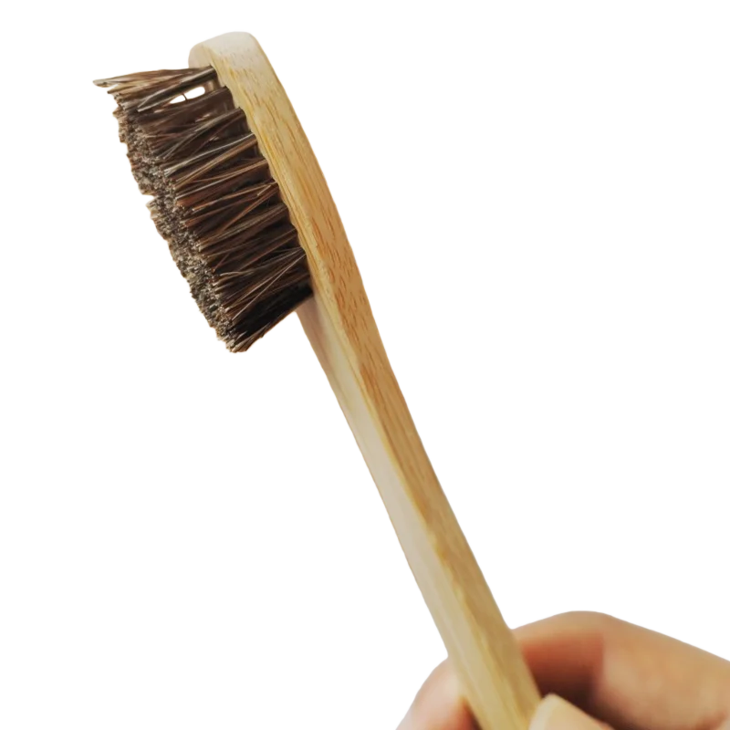 100pcs Horse Bristles & Bamboo Toothbrushes Premium Boar Bristle Toothbrush for Adult Eco-Friendly Biodegradable Zero Waste
