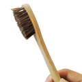 100pcs Horse Bristles & Bamboo Toothbrushes Premium Boar Bristle Toothbrush for Adult Eco-Friendly Biodegradable Zero Waste