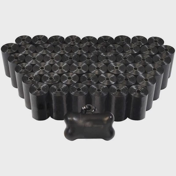 100 Rolls Dog Poop Bag Biodegradable Pet Dog Poop Bag Zero Waste Dog Pooper Bags Paw Doggy Litter Poop Bag